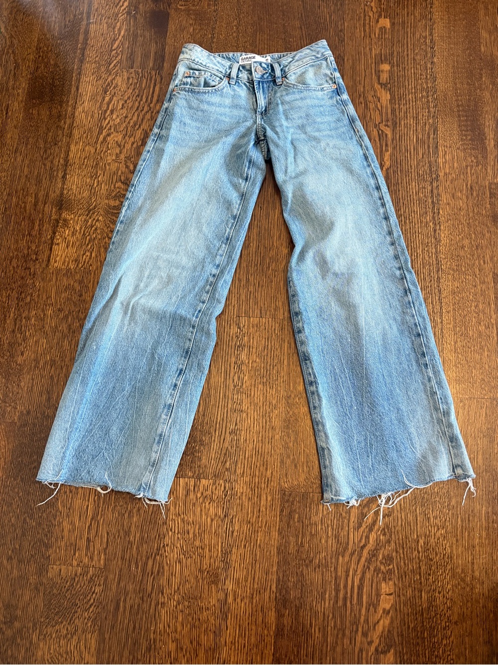 Garage Light Blue Wide-Leg Women's Jeans